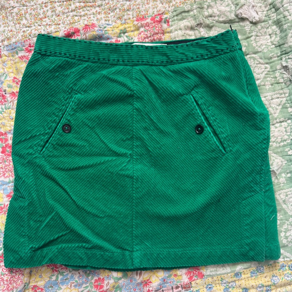 VINTAGE GREEN CORDUROY TOMMY HILFIGER SKIRT